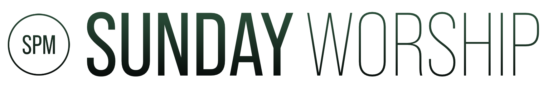 SPM Sunday worship logo